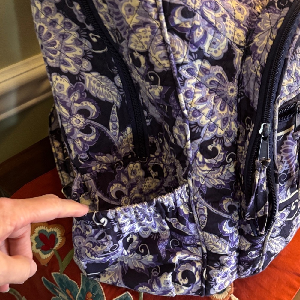💜 Purple Patterned Backpack - Picture 7 of 7